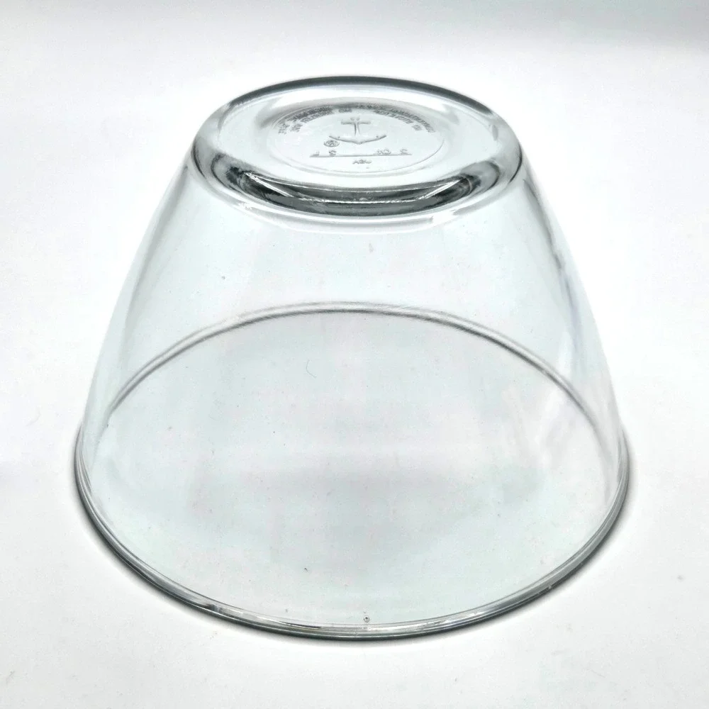 Anchor Hocking Clear Glass Mixing Bowl 2Qt USA Medium VINTAGE